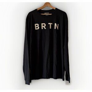 Burton Long Sleeve T-Shirt BRTN Men's Size XXL Organic Cotton Casual Gorp Ski